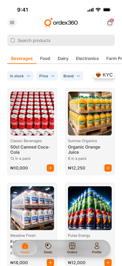 Product Catalog App Interface
